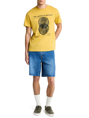 ΑΝΔΡΙΚΟ T-SHIRT ΜΕ ΤΥΠΩΜΑ | Κίτρινο M