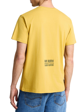 ΑΝΔΡΙΚΟ T-SHIRT ΜΕ ΤΥΠΩΜΑ | Κίτρινο M