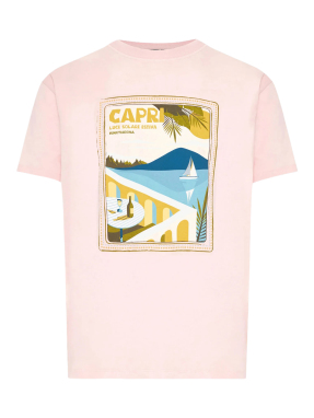 ΑΝΔΡΙΚΟ T-SHIRT ΜΕ ΤΥΠΩΜΑ | Ροζ M