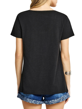 ΓΥΝΑΙΚΕΙΟ T-SHIRT | Μαύρο M