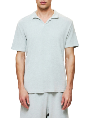 ΑΝΔΡΙΚΗ ΠΕΤΣΕΤΕ POLO ΜΠΛΟΥΖΑ | Γκρι M