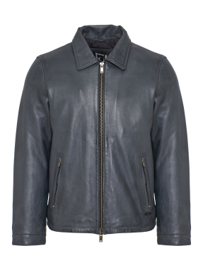 ΑΝΔΡΙΚΟ ΔΕΡΜΑΤΙΝΟ ΜΠΟΥΦΑΝ | Γκρι Σκούρο XXL