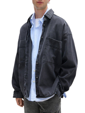 ΑΝΔΡΙΚΟ ΠΟΥΚΑΜΙΣΟ JAZY | Μαύρο XL