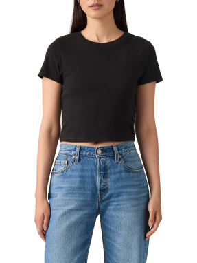 ΓΥΝΑΙΚΕΙΟ T-SHIRT ESSENTIAL SPORTY | Μαύρο L