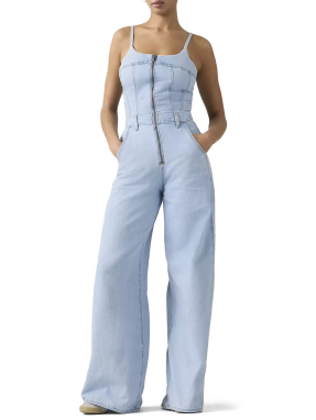 ΓΥΝΑΙΚΕΙΑ DENIM ΟΛΟΣΩΜΗ ΦΟΡΜΑ | Γαλάζιο XS