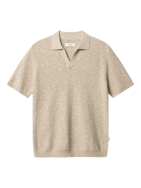 ΑΝΔΡΙΚΗ POLO ΜΠΛΟΥΖΑ | Εκρού L