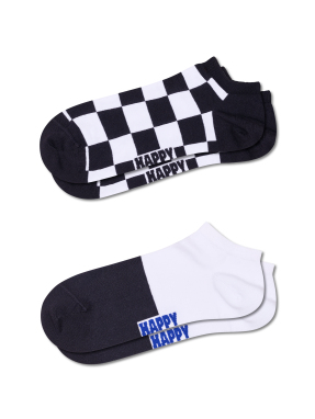 ΚΑΛΤΣΕΣ CHECKERBOARD 2ΤΜΧ | Ασπρόμαυρο 41/46