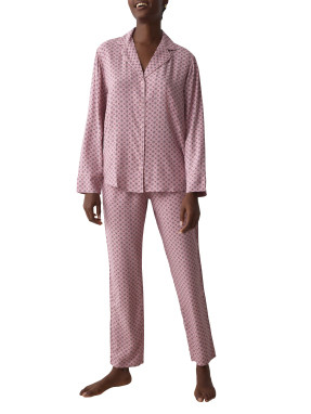 ΓΥΝΑΙΚΕΙΟ ΣΕΤ ΠΙΤΖΑΜΕΣ BOYFRIEND FIT PW 03 | Ροζ  EU 40