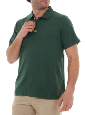 ΑΝΔΡΙΚΗ POLO ΜΠΛΟΥΖΑ | Πράσινο Σκούρο XXL