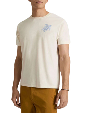 ΑΝΔΡΙΚΟ T-SHIRT TURTLE EMBOIDERY | Εκρού XL