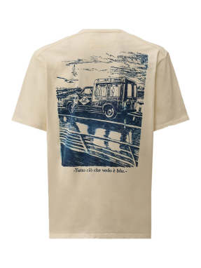 ΑΝΔΡΙΚΟ T-SHIRT | Εκρού XL
