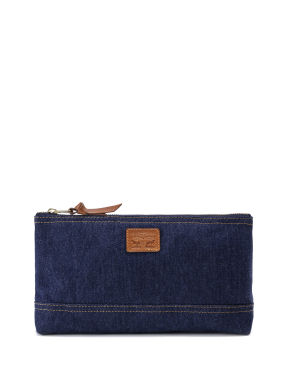 DENIM POUCH ΠΟΡΤΟΦΟΛΙ | Μπλε Σκούρο