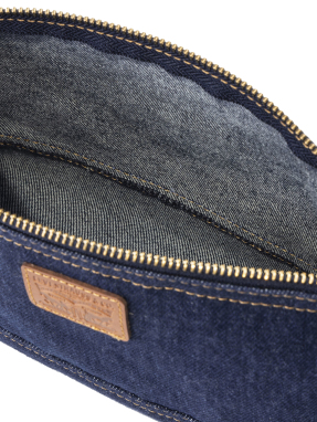 DENIM POUCH ΠΟΡΤΟΦΟΛΙ | Μπλε Σκούρο