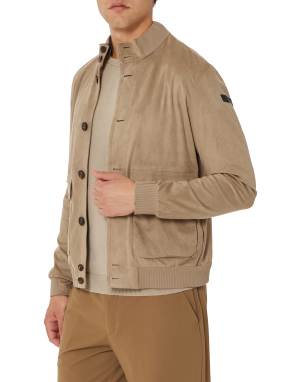 ΑΝΔΡΙΚΟ SUEDE JACKET | Καφέ Ανοιχτό IT 56