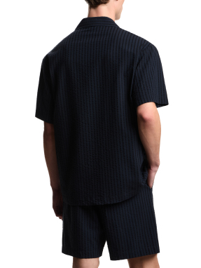 ΑΝΔΡΙΚΟ ΚΟΝΤΟΜΑΝΙΚΟ ΠΟΥΚΑΜΙΣΟ | Μπλε Σκούρο XL