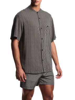 ΑΝΔΡΙΚΟ ΚΟΝΤΟΜΑΝΙΚΟ ΠΟΥΚΑΜΙΣΟ | Μαύρο L