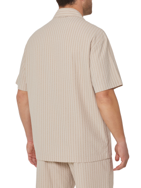 ΑΝΔΡΙΚΟ ΚΟΝΤΟΜΑΝΙΚΟ ΠΟΥΚΑΜΙΣΟ | Μπεζ XL