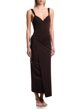 ΓΥΝΑΙΚΕΙΟ ΠΑΡΕΟ | Καφέ Σκούρο ONE SIZE