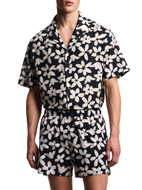 ΑΝΔΡΙΚΟ FLORAL ΜΑΓΙΟ | Μπλε Σκούρο M