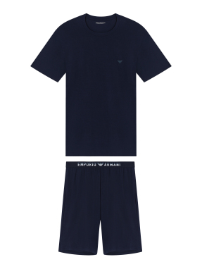 ΑΝΔΡΙΚΟ ΣΕΤ ΠΙΤΖΑΜΕΣ | Μπλε Σκούρο XL