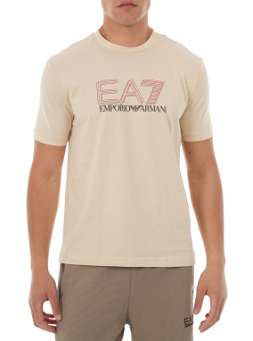 ΑΝΔΡΙΚΟ T-SHIRT ΜΕ ΛΟΓΟΤΥΠΟ | Μπεζ S