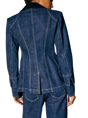 ΓΥΝΑΙΚΕΙΟ DENIM ΣΑΚΑΚΙ | Μπλε Σκούρο IT 48