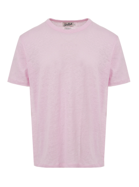 ΑΝΔΡΙΚΟ ΛΙΝΟ T-SHIRT | Ροζ XXL