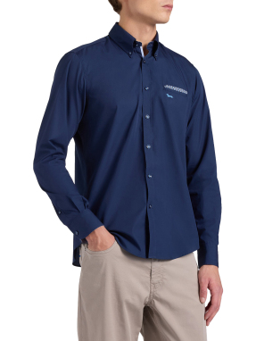 ΑΝΔΡΙΚΟ ΠΟΥΚΑΜΙΣΟ | Μπλε Σκούρο XL