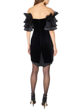 ΜΙΝΙ OFF SHOULDER ΦΟΡΕΜΑ | Μαύρο IT 44