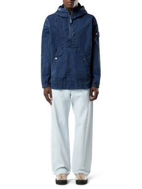 ΑΝΔΡΙΚΟ DENIM ΜΠΟΥΦΑΝ | Μπλε Σκούρο XXL