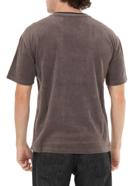 ΑΝΔΡΙΚΟ T-SHIRT | Καφέ Σκούρο L