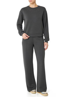 ΓΥΝΑΙΚΕΙΟ ΣΕΤ ΦΟΥΤΕΡ - ΦΟΡΜΑ | Γκρι Σκούρο M