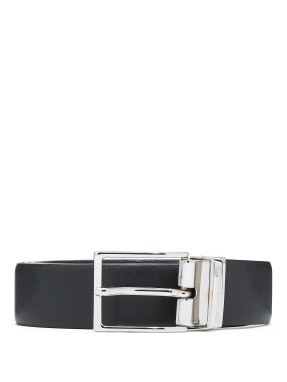 ΑΝΔΡΙΚΗ ΔΕΡΜΑΤΙΝΗ ΖΩΝΗ | Μαύρο ONE SIZE