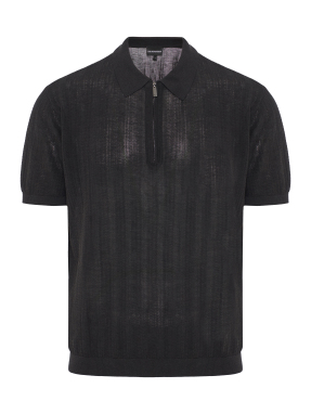 ΑΝΔΡΙΚΟ POLO ΜΠΛΟΥΖΑ ΜΕ ΦΕΡΜΟΥΑΡ | Γκρι Σκούρο L