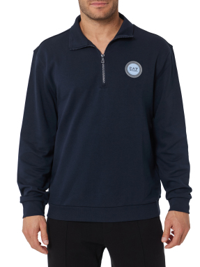 ΑΝΔΡΙΚΟ HALF-ZIP ΦΟΥΤΕΡ | Μπλε Σκούρο M