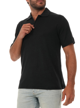 ΑΝΔΡΙΚΗ POLO ΜΠΛΟΥΖΑ | Μαύρο XL