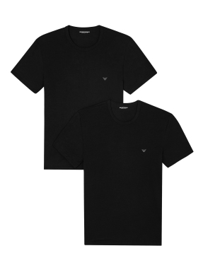 ΑΝΔΡΙΚΟ T-SHIRT ΠΙΤΖΑΜΑ 2ΤΜΧ | Μαύρο XL