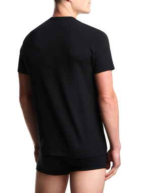 ΑΝΔΡΙΚΟ T-SHIRT ΠΙΤΖΑΜΑ 2ΤΜΧ | Μαύρο XL