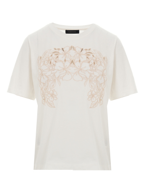 ΓΥΝΑΙΚΕΙΟ T-SHIRT | Εκρού XXL