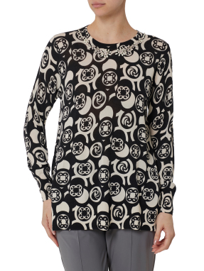 ΓΥΝΑΙΚΕΙΑ ΜΠΛΟΥΖΑ | Ασπρόμαυρο XXL