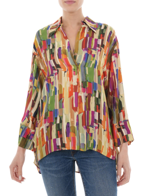 ΓΥΝΑΙΚΕΙΟ ΠΟΥΚΑΜΙΣΟ | Πολύχρωμο XXL