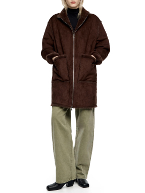 ΓΥΝΑΙΚΕΙΟ ΠΑΛΤΟ | Καφέ XS