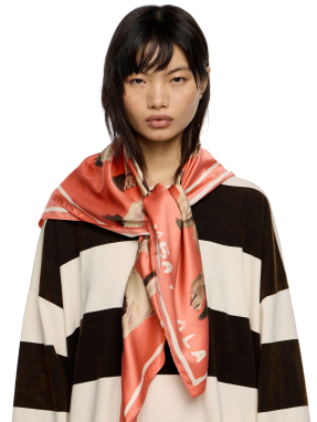 ΓΥΝΑΙΚΕΙΟ ΦΟΥΛΑΡΙ | Κοραλί ONE SIZE