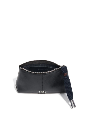 ΓΥΝΑΙΚΕΙΟ ΔΕΡΜΑΤΙΝΟ POUCH | Μαύρο