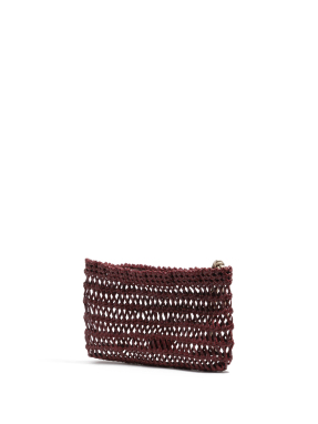 ΓΥΝΑΙΚΕΙΟ ΔΕΡΜΑΤΙΝΟ POUCH | Μπορντό