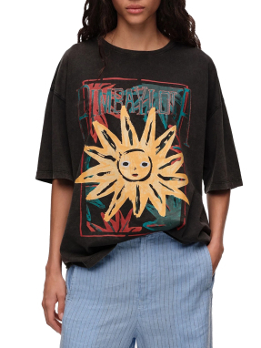 ΓΥΝΑΙΚΕΙΟ T-SHIRT | Μαύρο S