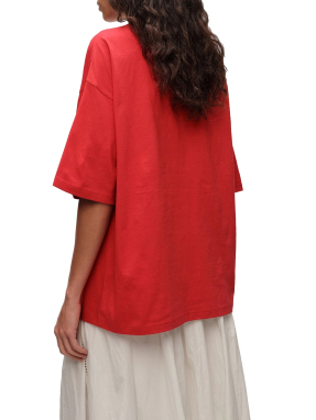 ΓΥΝΑΙΚΕΙΟ Τ-SHIRT | Κόκκινο S