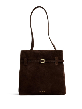 ΓΥΝΑΙΚΕΙΑ SUEDE ΤΣΑΝΤΑ ΩΜΟΥ MINI TOTE DU JOUR | Καφέ Σκούρο