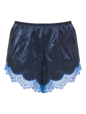 ΓΥΝΑΙΚΕΙΟ ΜΕΤΑΞΩΤΟ SHORTS ΒΕΝΝΙΕ | Μπλε Σκούρο 01-36.63 S