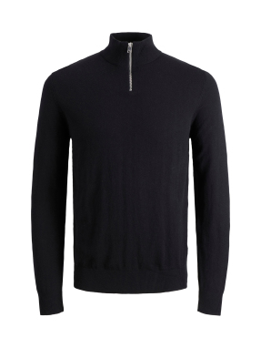 ΑΝΔΡΙΚΟ HALF-ZIP ΠΟΥΛΟΒΕΡ | Μαύρο L